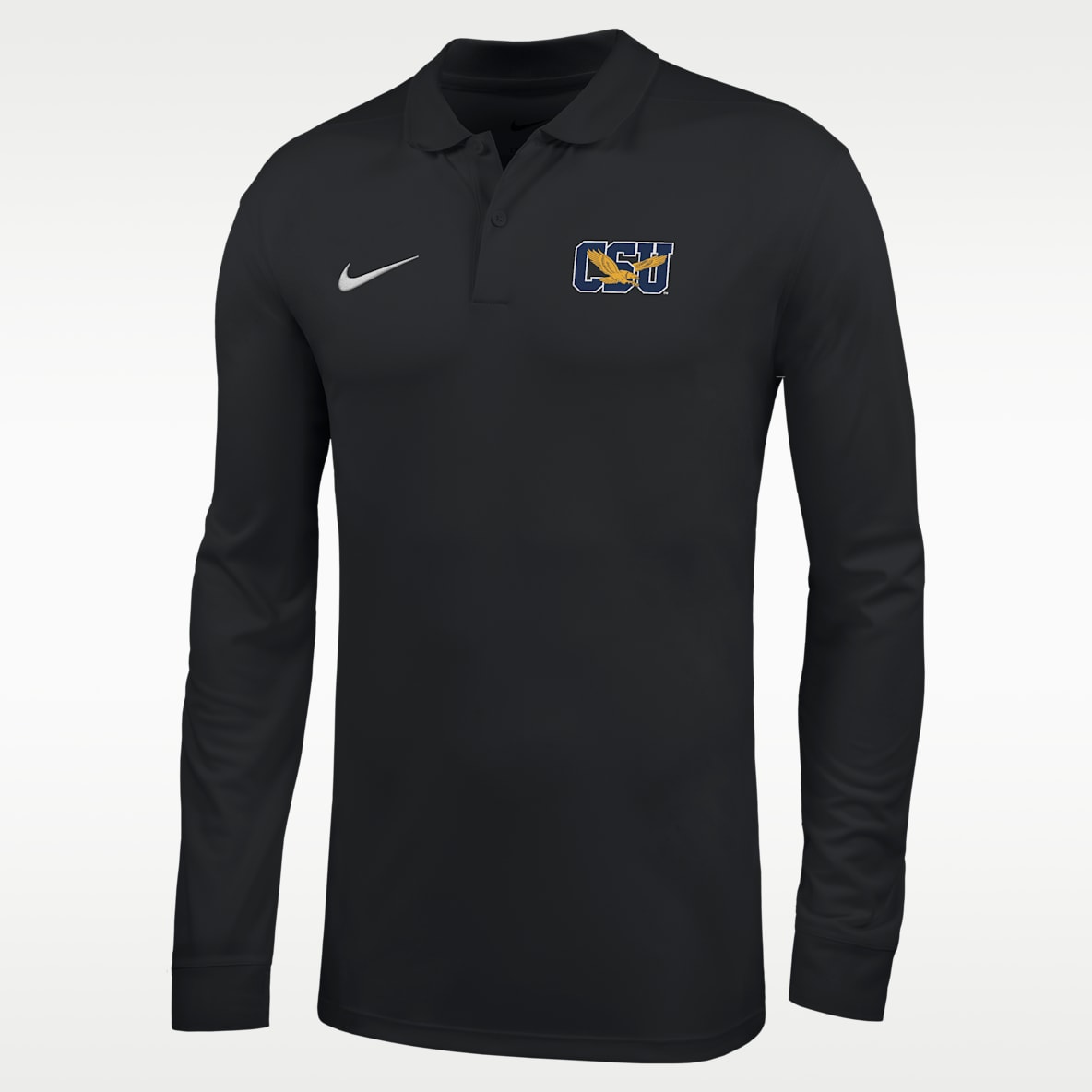 Nike College (Coppin State University) Men's Dri-FIT Long-Sleeve Polo
