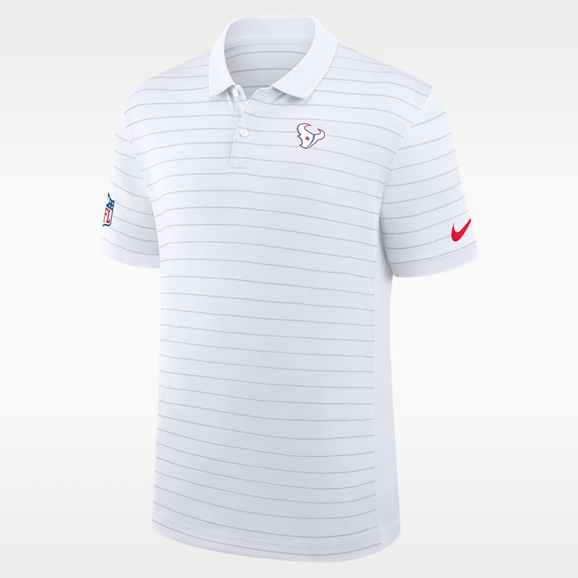 Houston Texans Rivalries Collection Sideline Victory Striped Men's Nike Dri-FIT NFL Polo