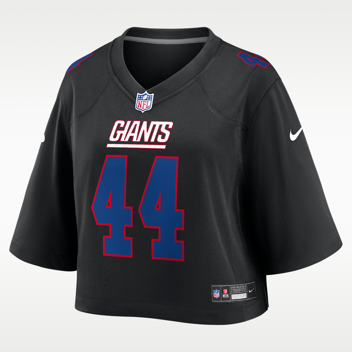 Cam Skattebo New York Giants Women's Nike NFL Cropped Tundra Game Jersey