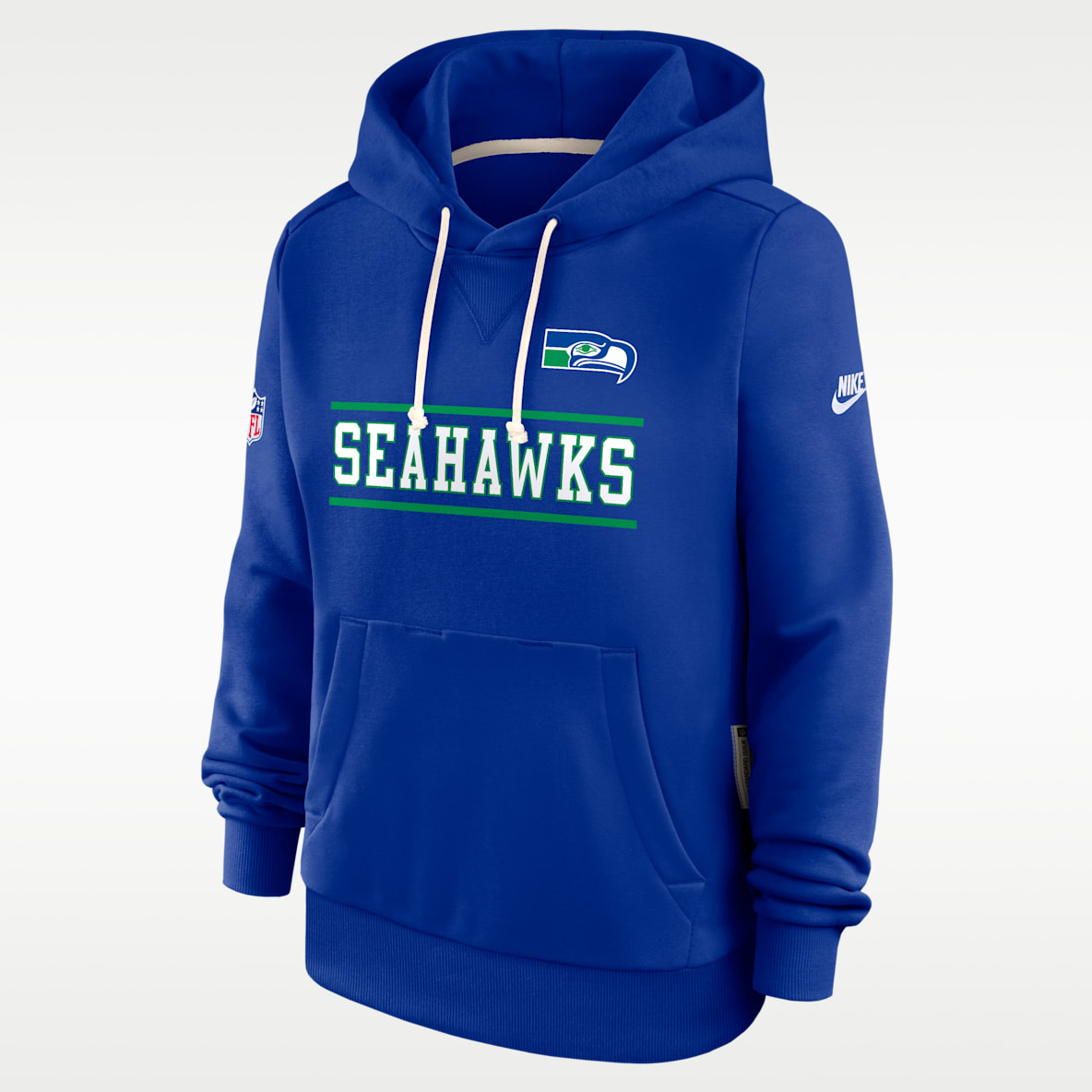 Seattle Seahawks Sideline Standard Issue Alt Women's Nike Dri-FIT NFL Pullover Hoodie