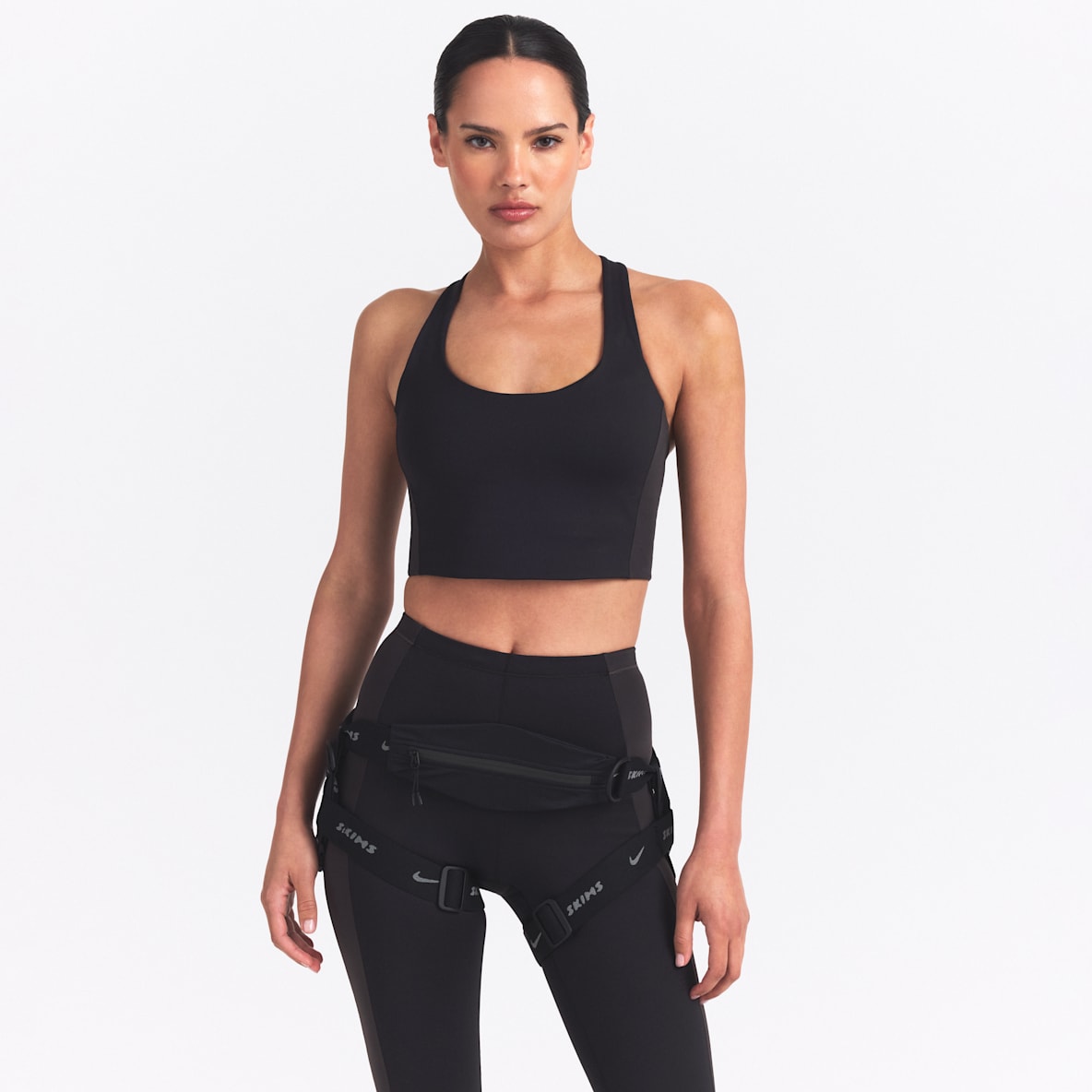 NikeSKIMS Matte Shine Mix Women's T-Back Bra