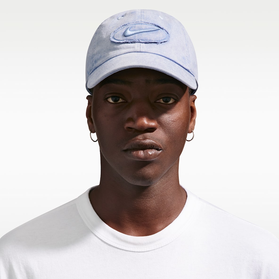 Nike Club Casquette souple en denim à écusson