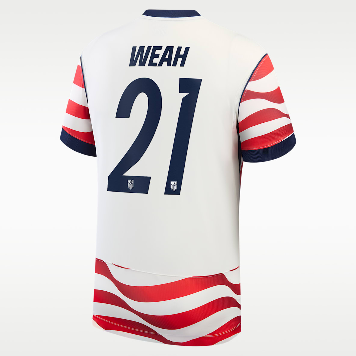 Timothy Weah USMNT 2026 Stadium Home Men's Nike Dri-FIT Soccer Jersey