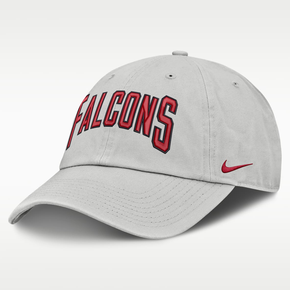 Atlanta Falcons Primetime Club Arched Gorra ajustable Nike de la NFL para hombre