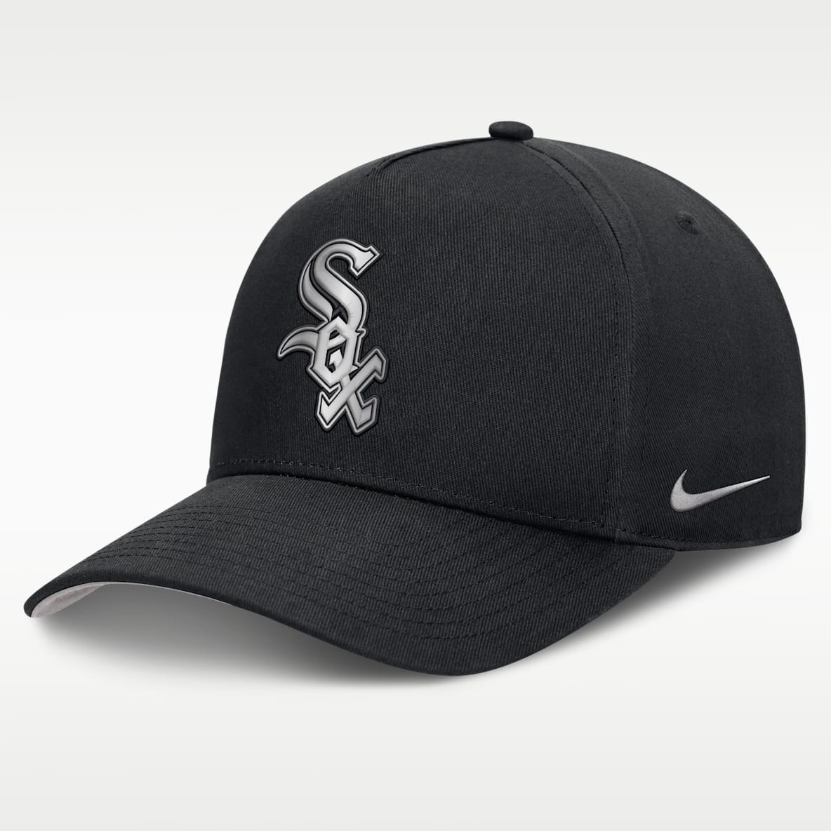 Chicago White Sox Rise Gorra de rejilla Nike Dri-FIT de la MLB ajustable y con estructura A-Frame para hombre