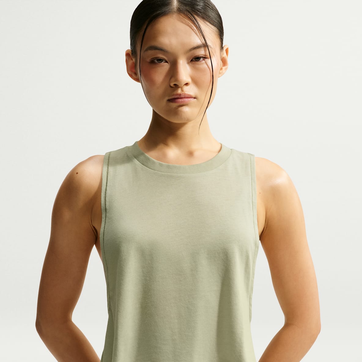 NikeSKIMS Performance Cotton Blend Women's Cropped Tank Top