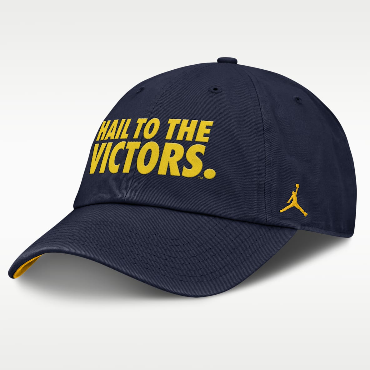 Michigan Primetime Chant Club Gorra universitaria ajustable marca Jordan para hombre