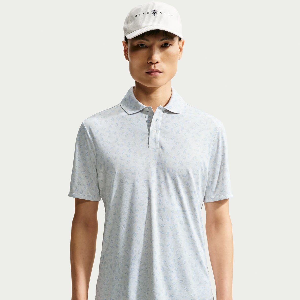 Nike パー メンズ Dri-FIT プリント ゴルフポロ
