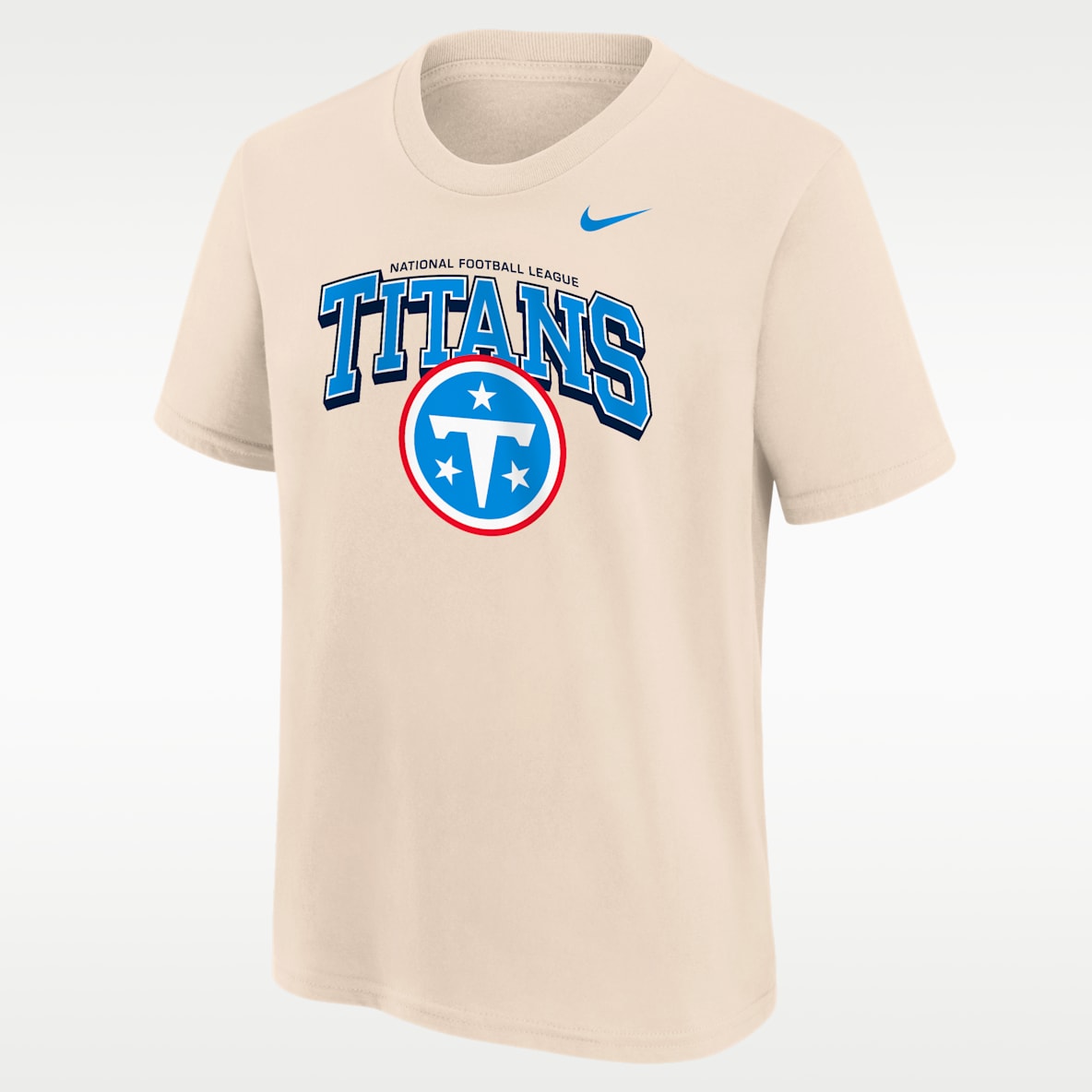 Tennessee Titans Vintage Mod Easy Lane Playera de manga corta Nike de la NFL para niños talla grande