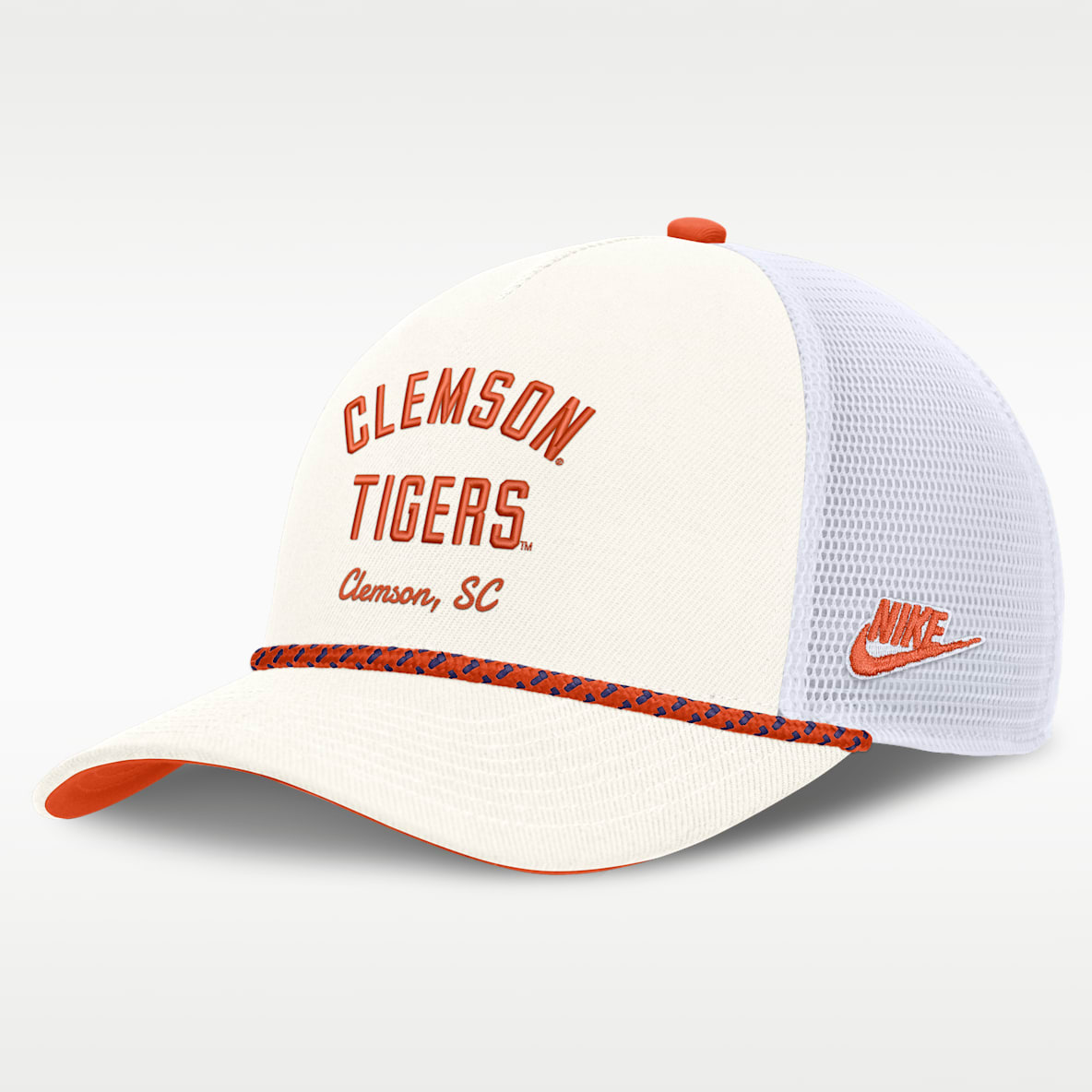Clemson Denim Men's Nike College Trucker Adjustable Hat