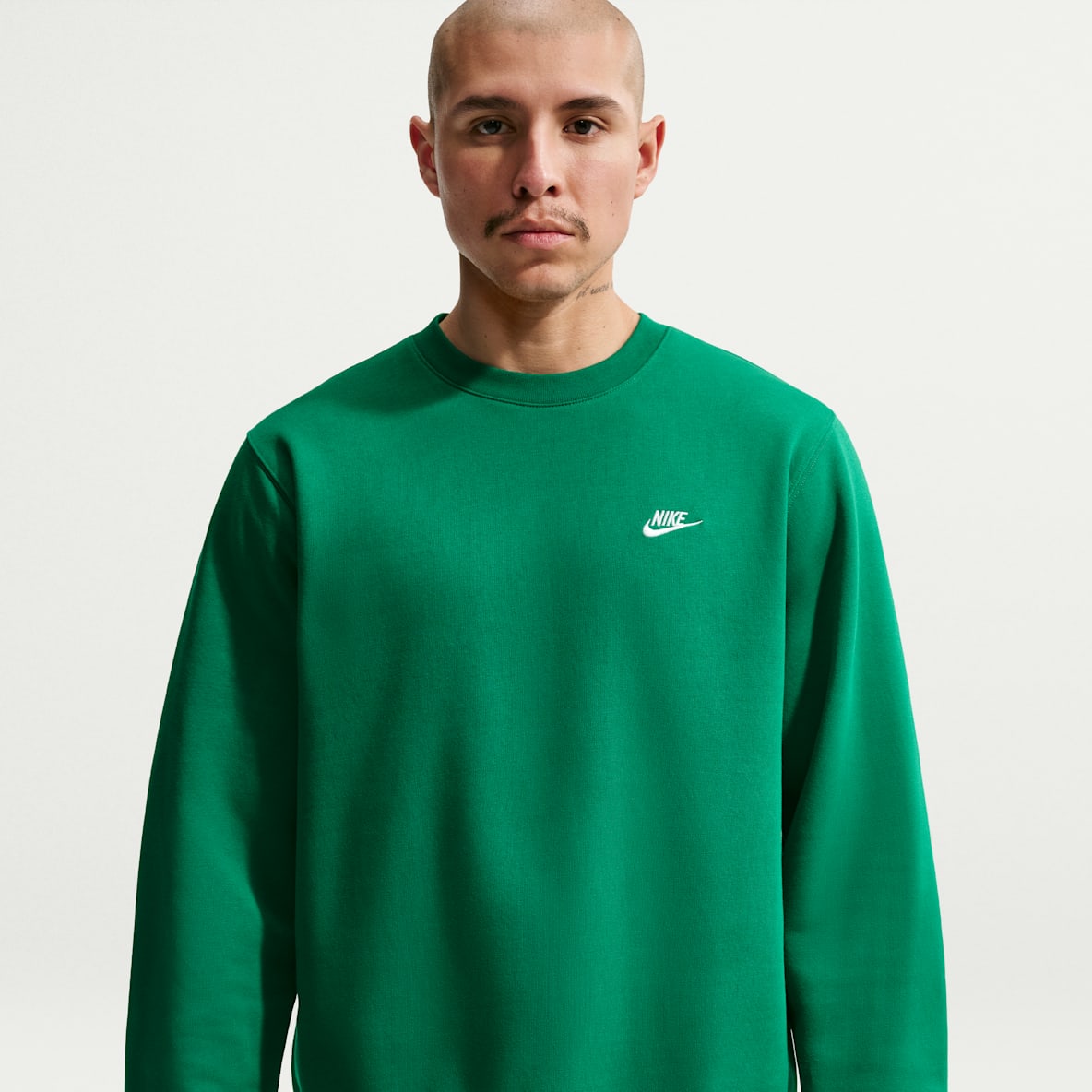 Nike Club Sudadera de cuello redondo de tejido Fleece para hombre