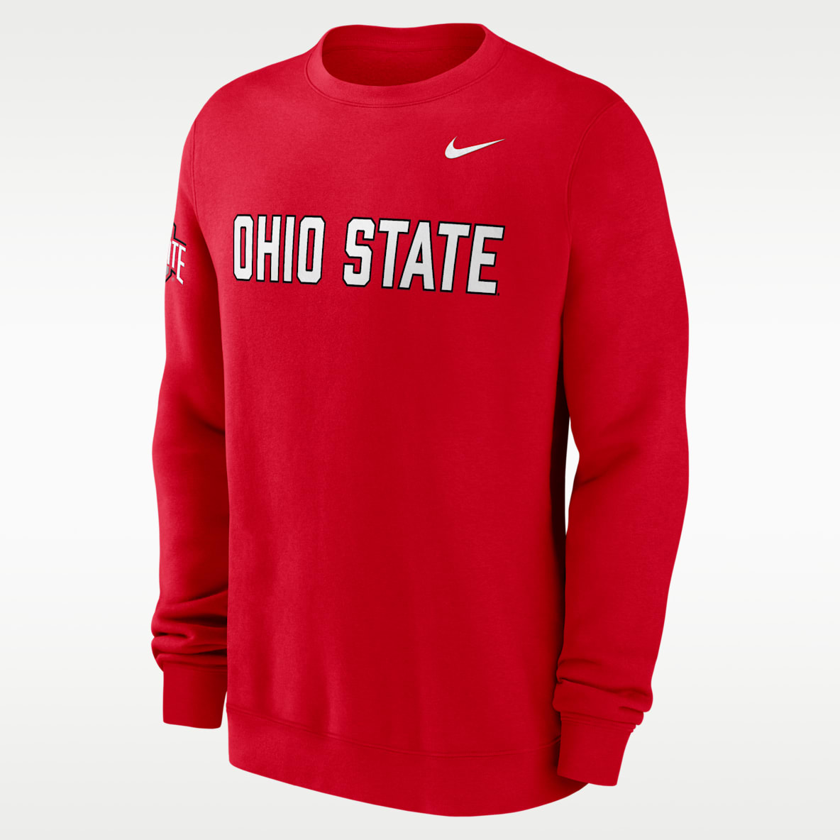 Ohio State Sideline Club Men's Nike College Pullover Crew