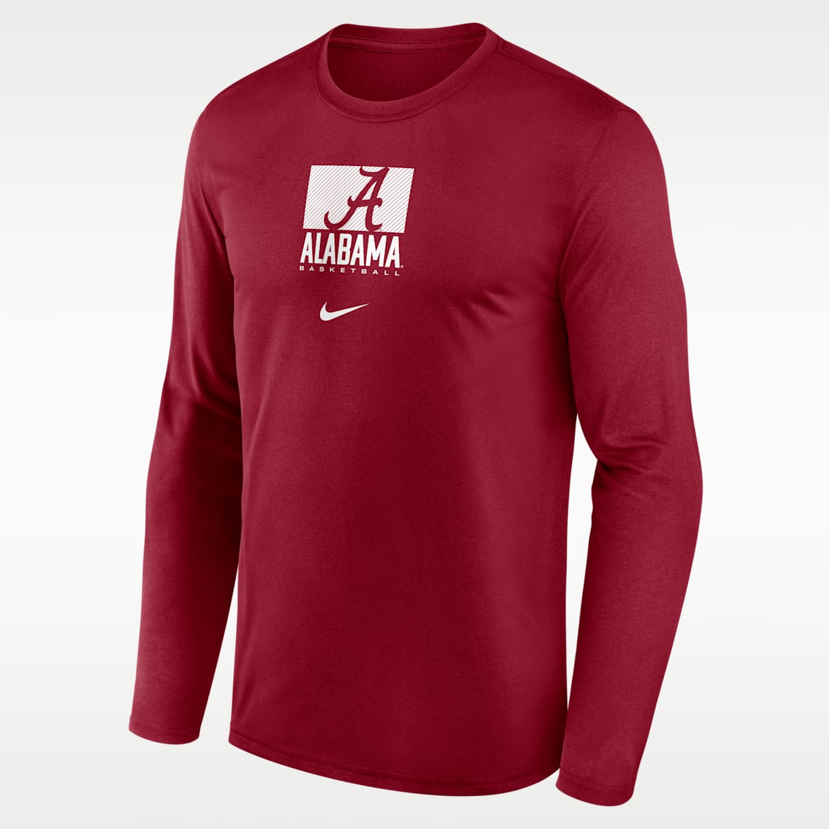 Alabama Courtside Men's Nike Dri-FIT College Long-Sleeve T-Shirt