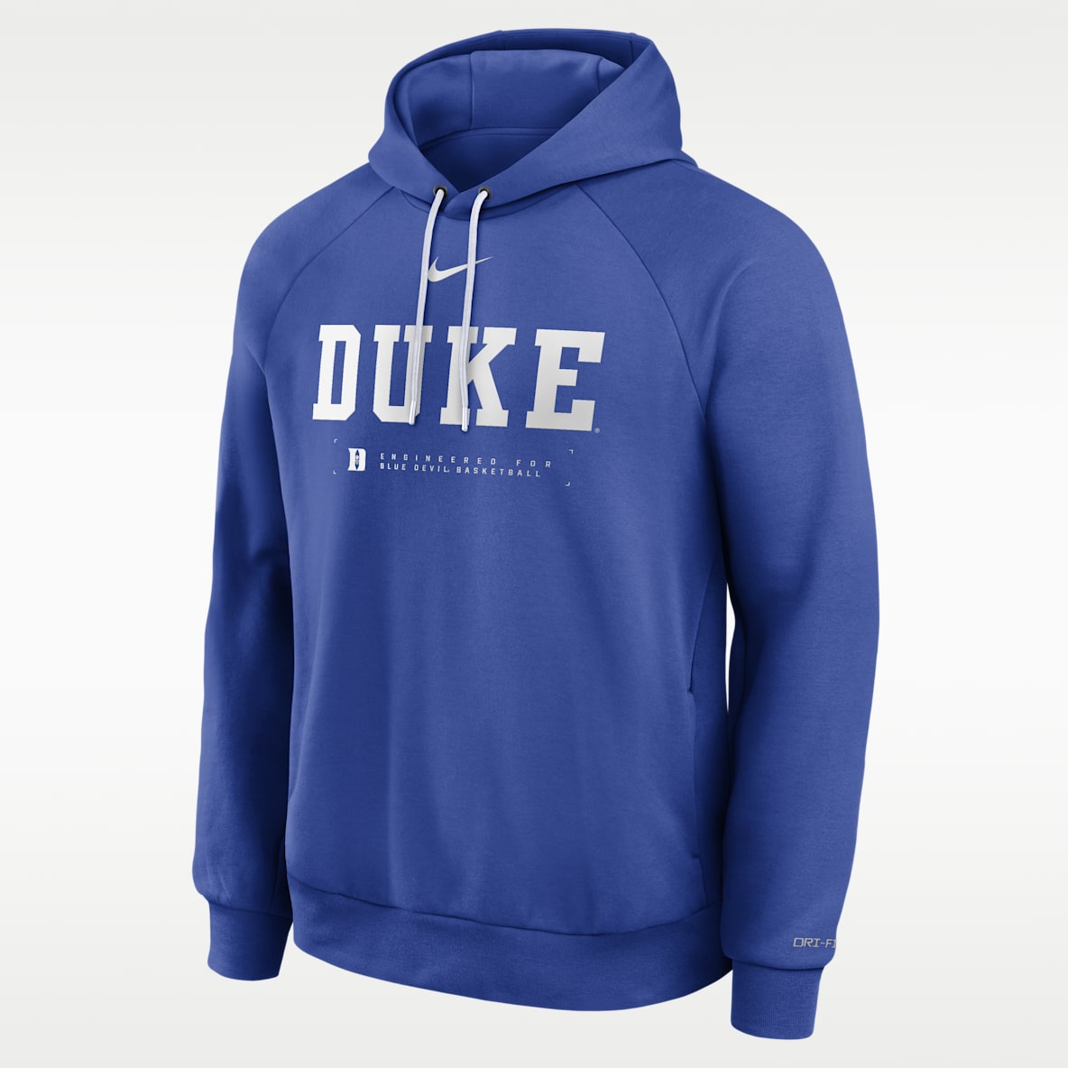 Duke Courtside Basketball Practice Men's Nike Dri-FIT Pullover Hoodie