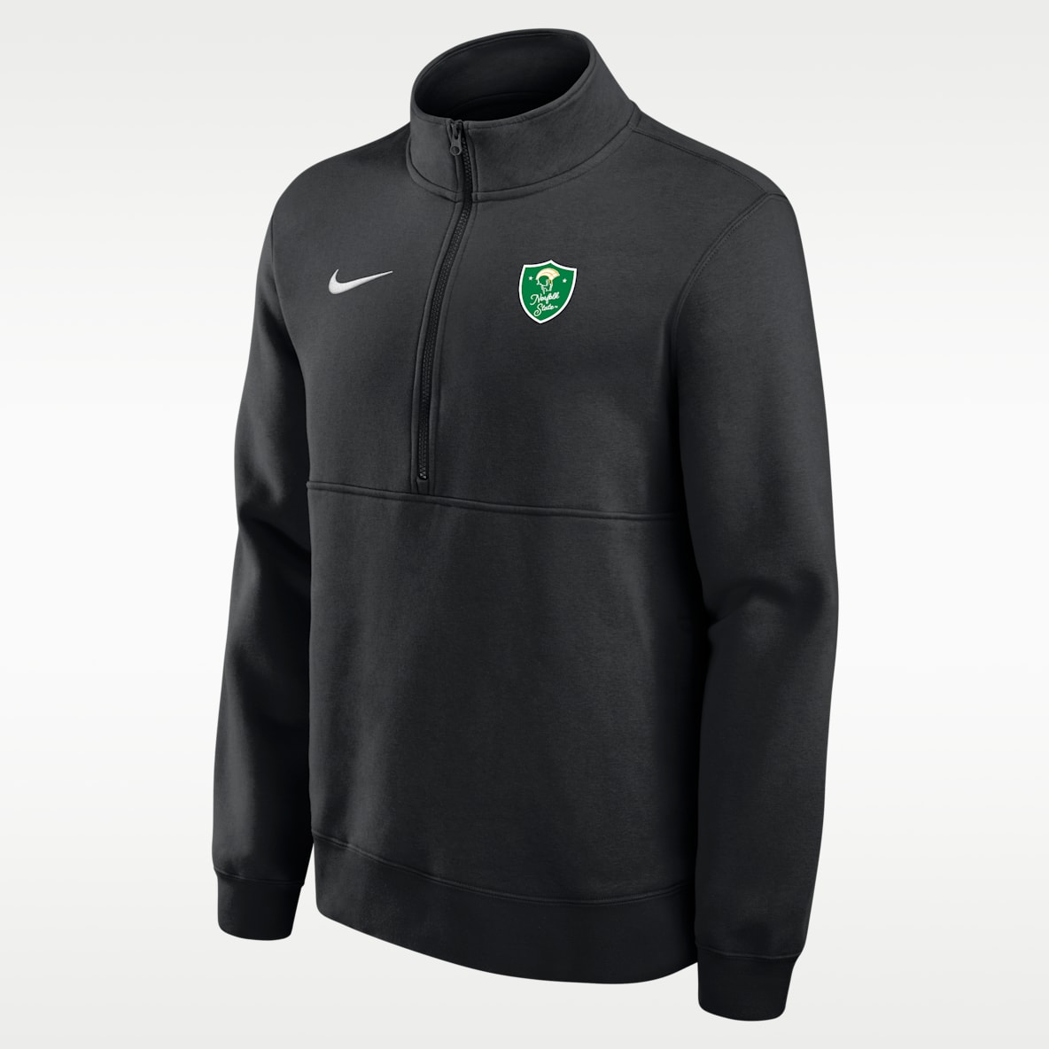 Nike College (Norfolk State University Men's Club Fleece 1/4-Zip Top