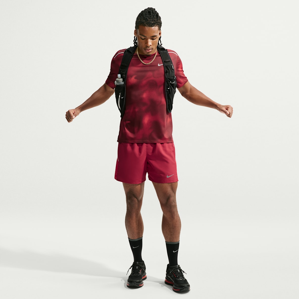Nike Miler Men's Dri-FIT 2-in-1 12.5cm (approx.) Running Shorts