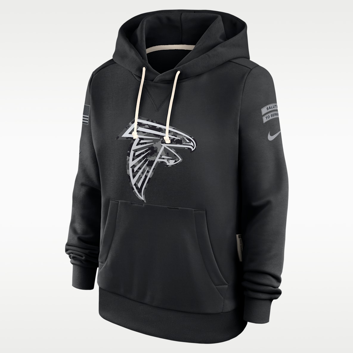Atlanta Falcons Salute to Service Sideline Women's Nike Dri-FIT NFL Pullover Hoodie
