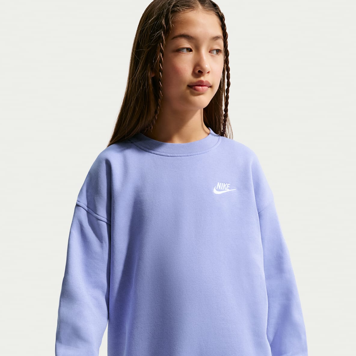Nike Sportswear Club Fleece Older Kids' Oversized Sweatshirt