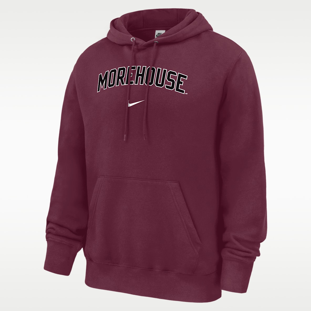 Nike College (Morehouse College) Sudadera con gorro sin cierre Club Fleece para hombre