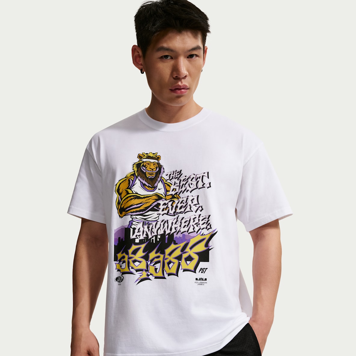 レブロン "For The Record" ナイキ メンズ バスケットボール Tシャツ