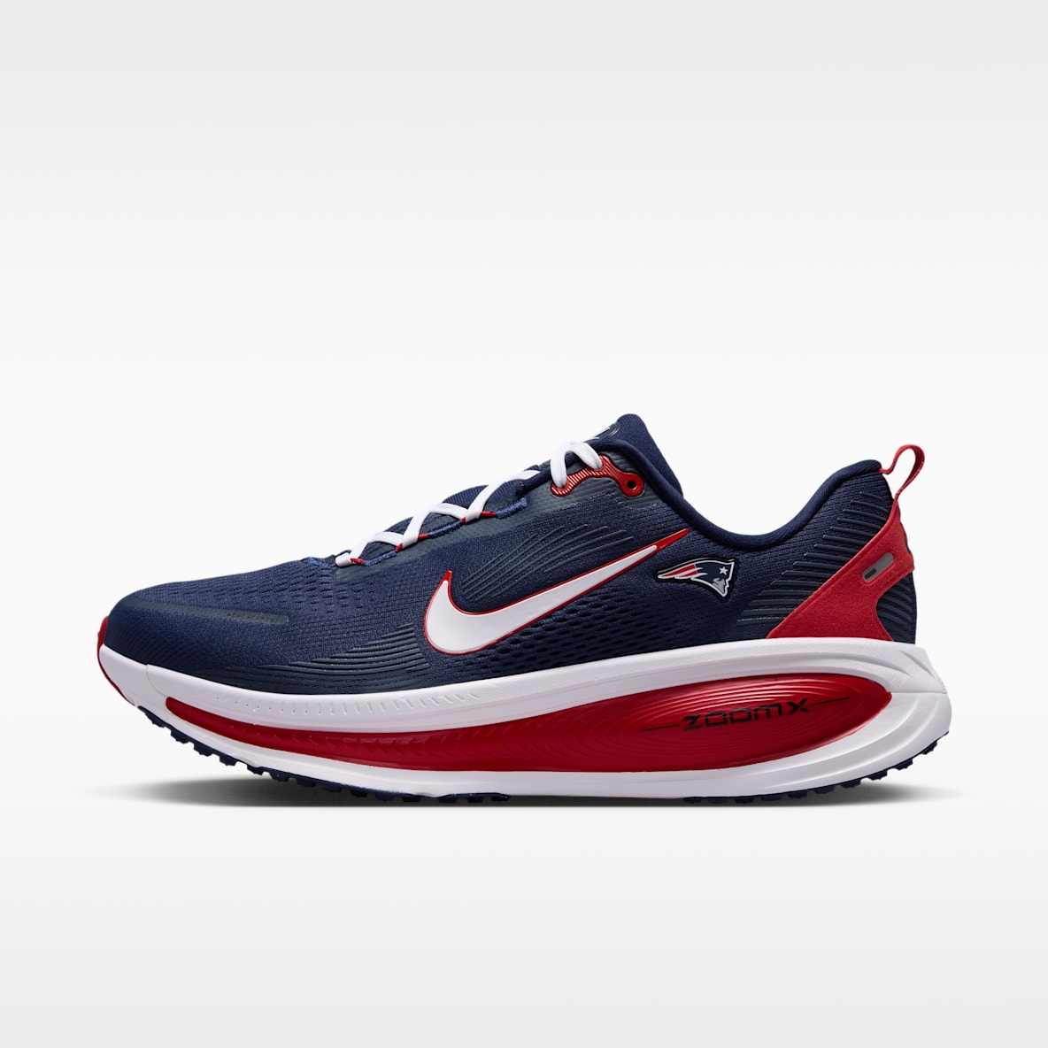 Nike Vomero 18 (New England Patriots) Tenis de correr en pavimento de la NFL para hombre