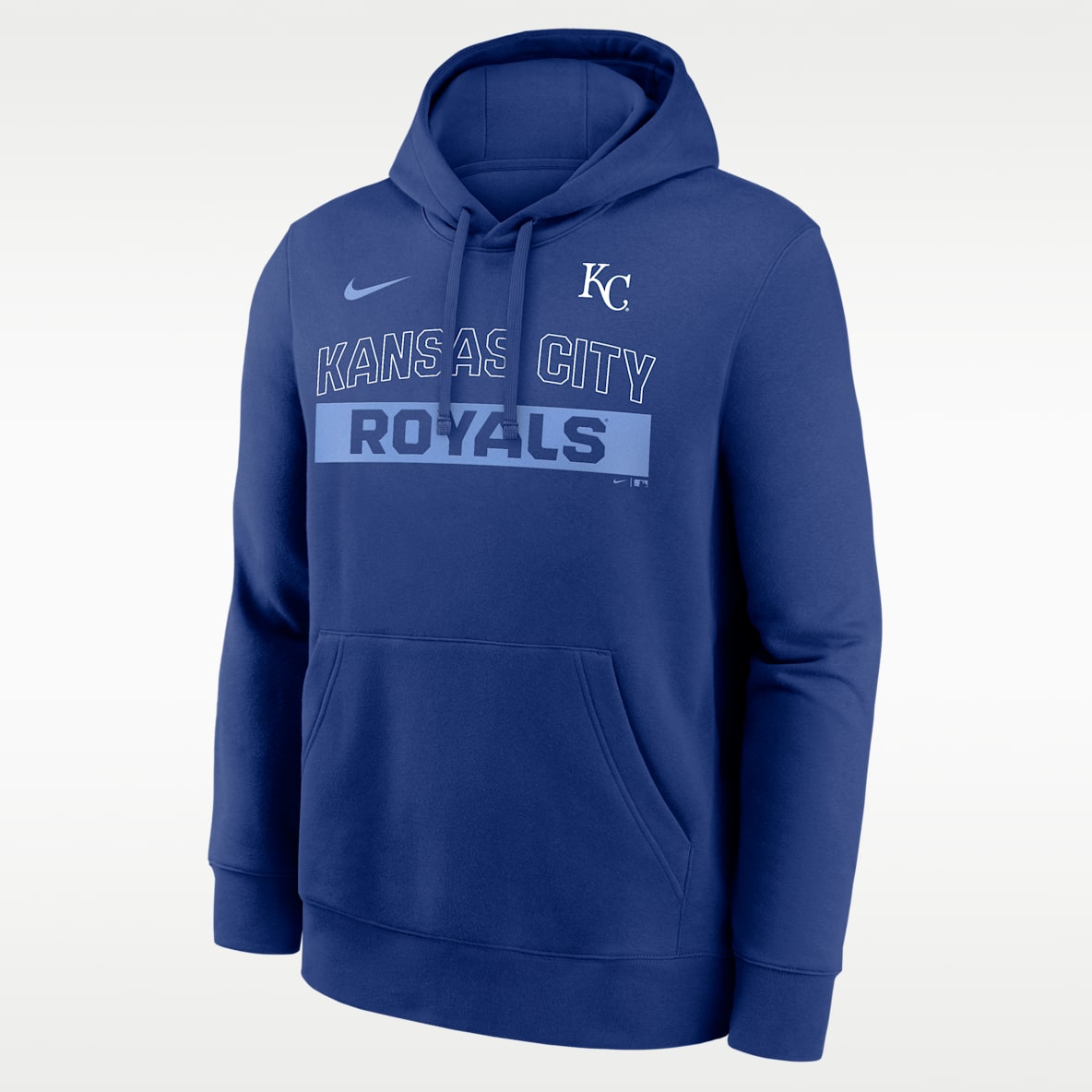 Kansas City Royals Club Sudadera con gorro sin cierre Nike de la MLB para hombre