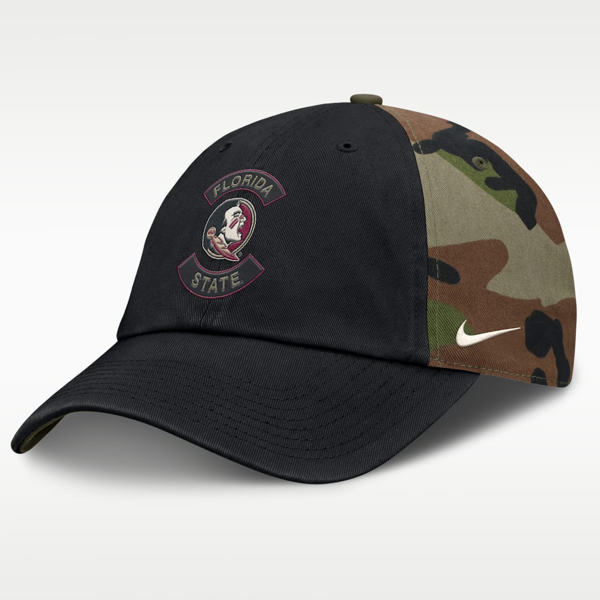 Florida State 2025 Military Appreciation Club Men's Nike College Adjustable Hat