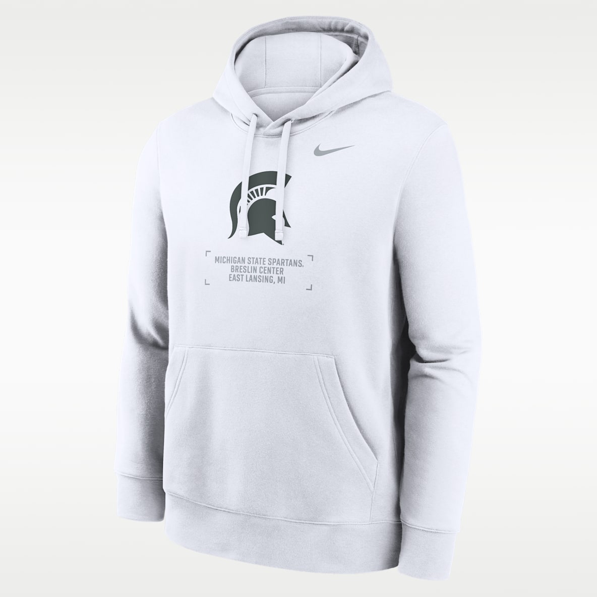 Michigan State Club Basketball 2-Hit Men's Nike College Pullover Hoodie