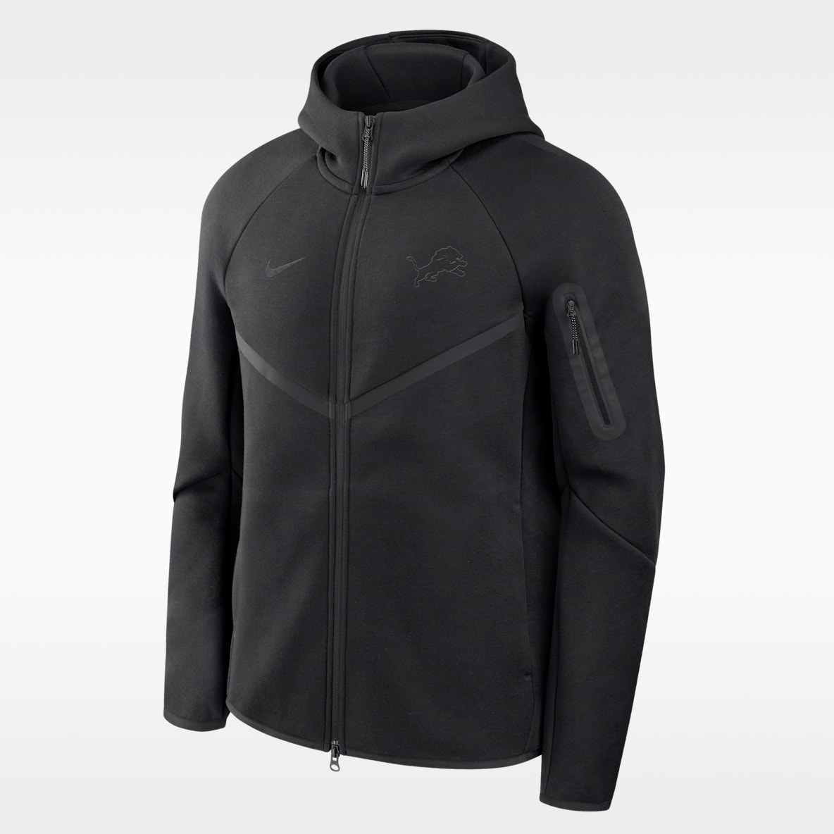 Detroit Lions Top Billing Tech Fleece Windrunner Men's Nike NFL Full-Zip Hooded Jacket