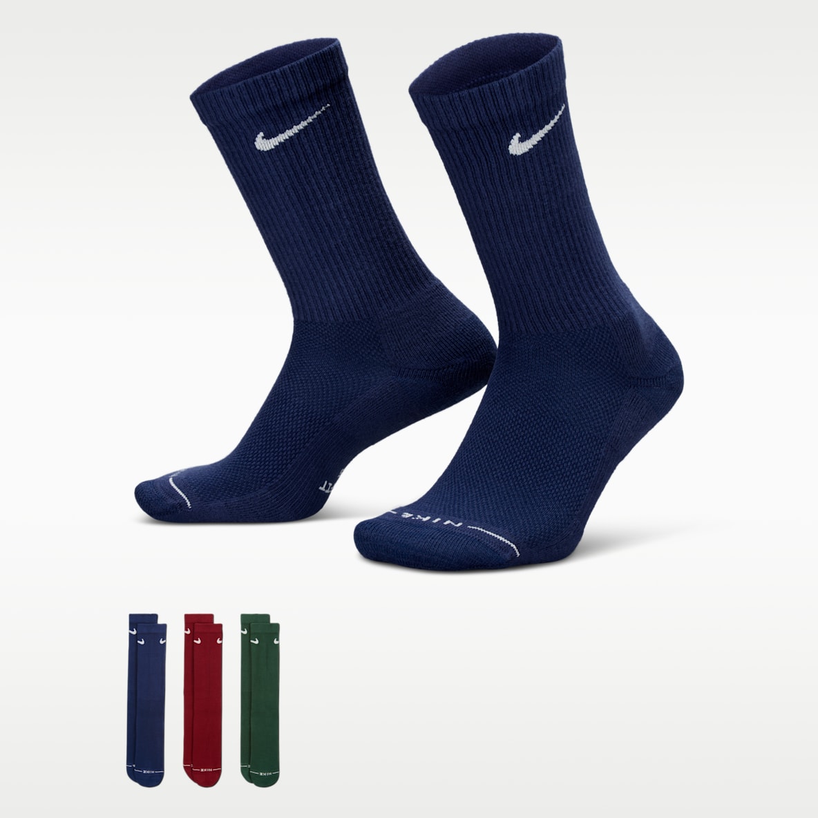 Nike Everyday Elevated Crew Socks (3 Pairs)