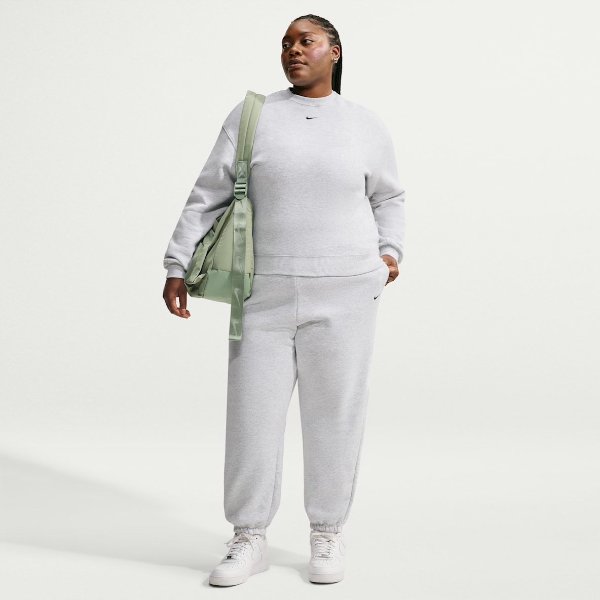Nike Studio Fleece Medium Weight Women's Oversized High-Rise Cuffed Pants