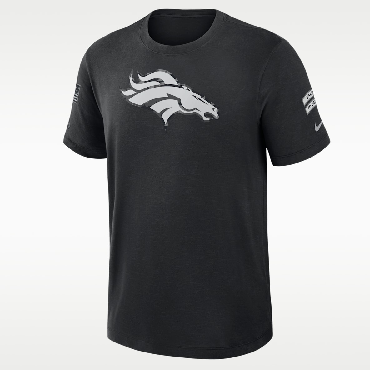 Denver Broncos Salute to Service Slub Men's Nike Dri-FIT NFL T-Shirt