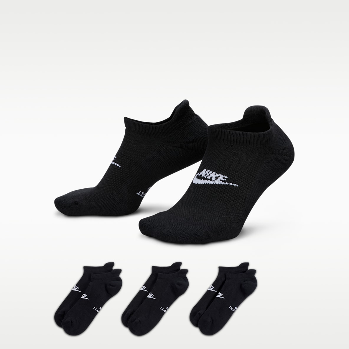 나이키 에브리데이 엘리베이티드 발목 양말(3켤레)