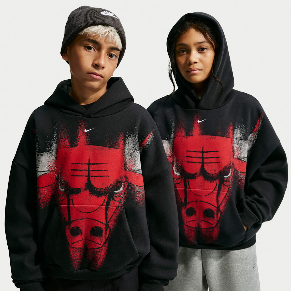 Chicago Bulls Big Kids' Nike Basketball Hoodie