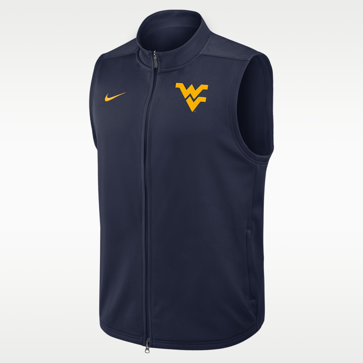 West Virginia Victory Men's Nike Therma-FIT College Full-Zip Vest
