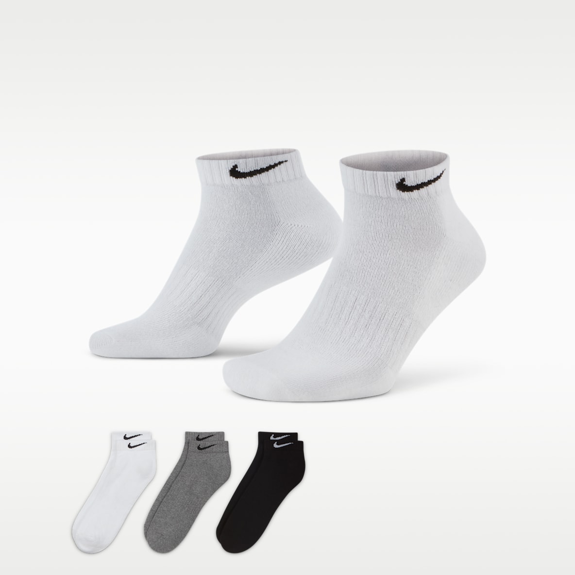 Nike Everyday Cushioned Training Low Socks (3 Pairs)