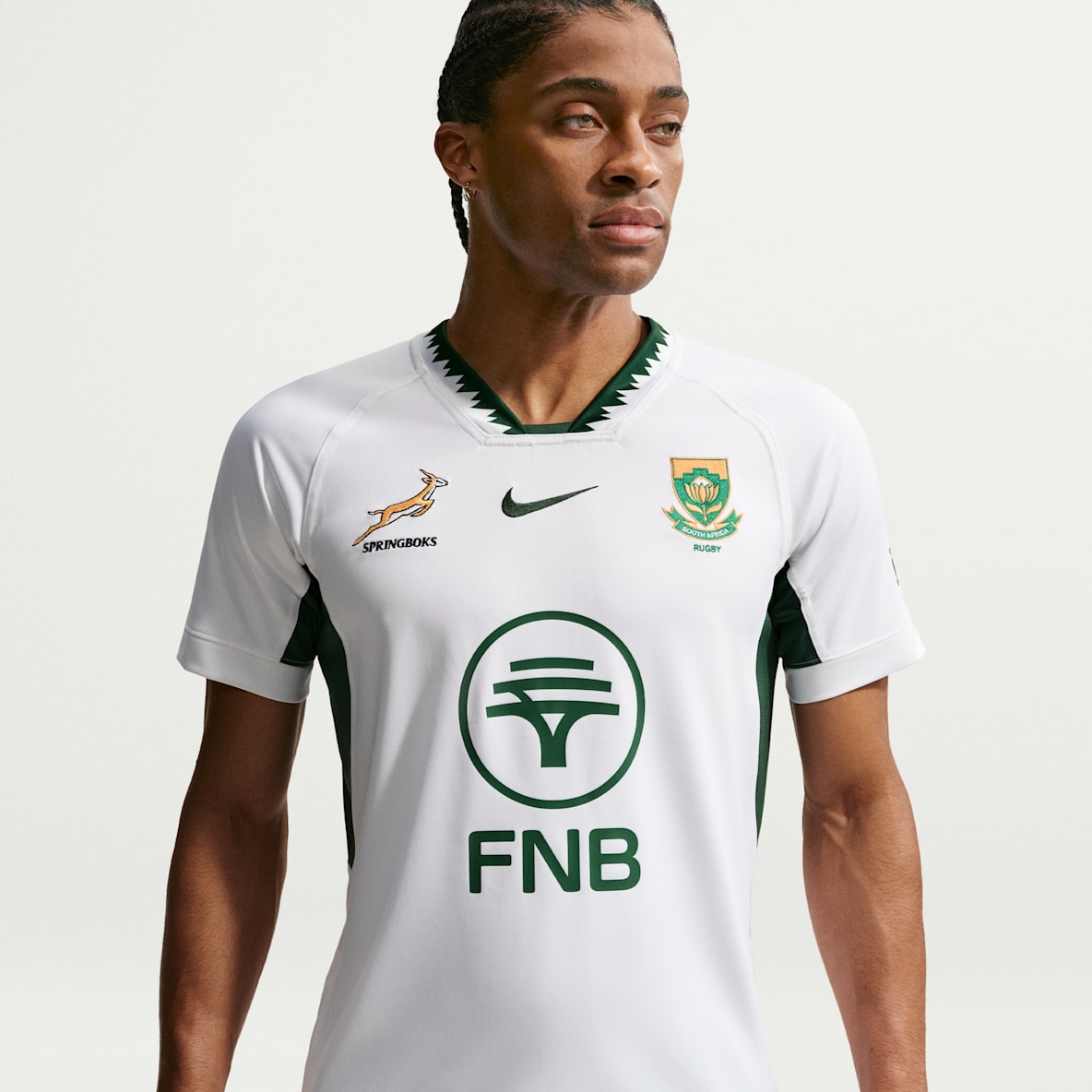 Springboks Men's Rugby Away Replica Shirt