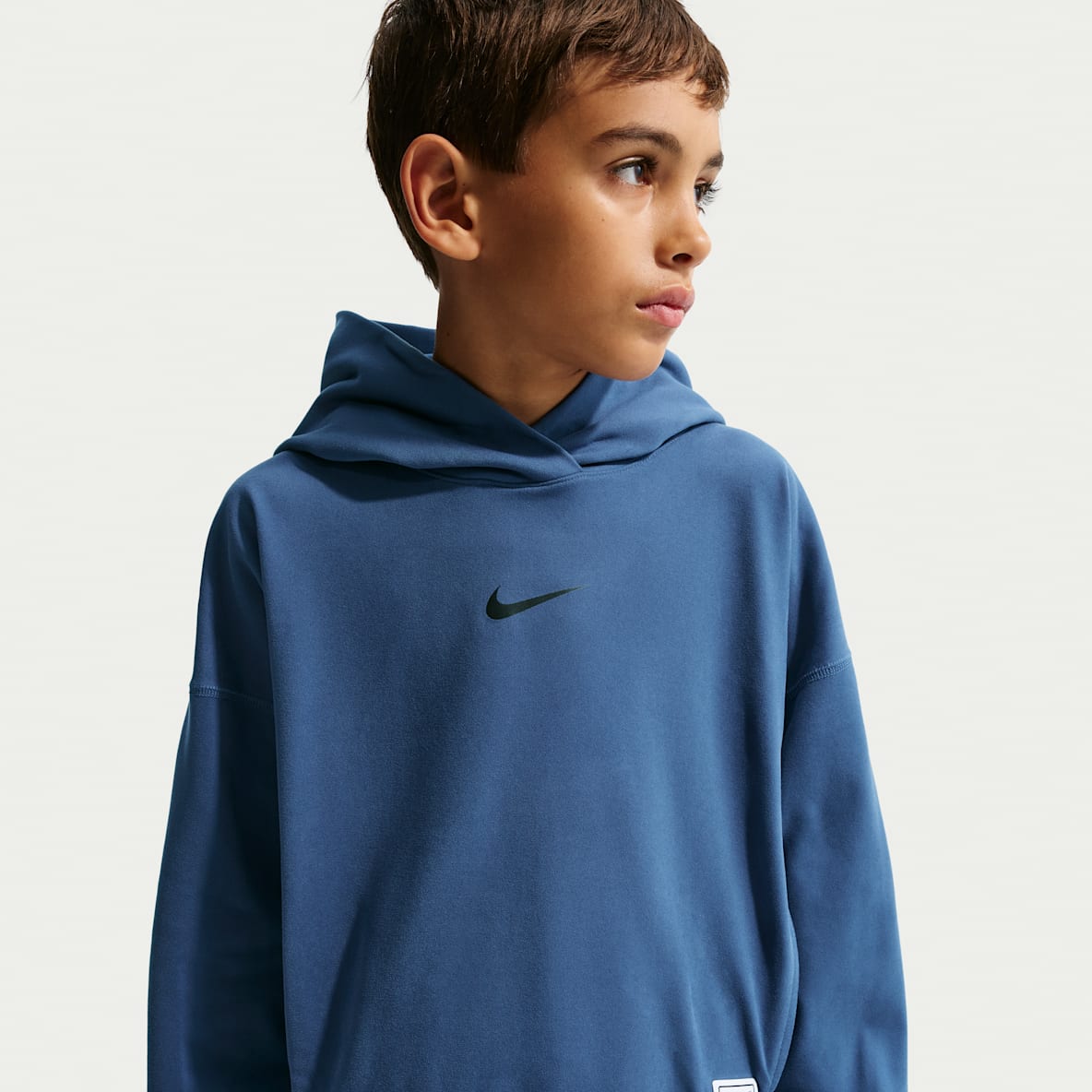 Nike Pro Big Kids' (Boys') Dri-FIT Fleece Pullover Hoodie