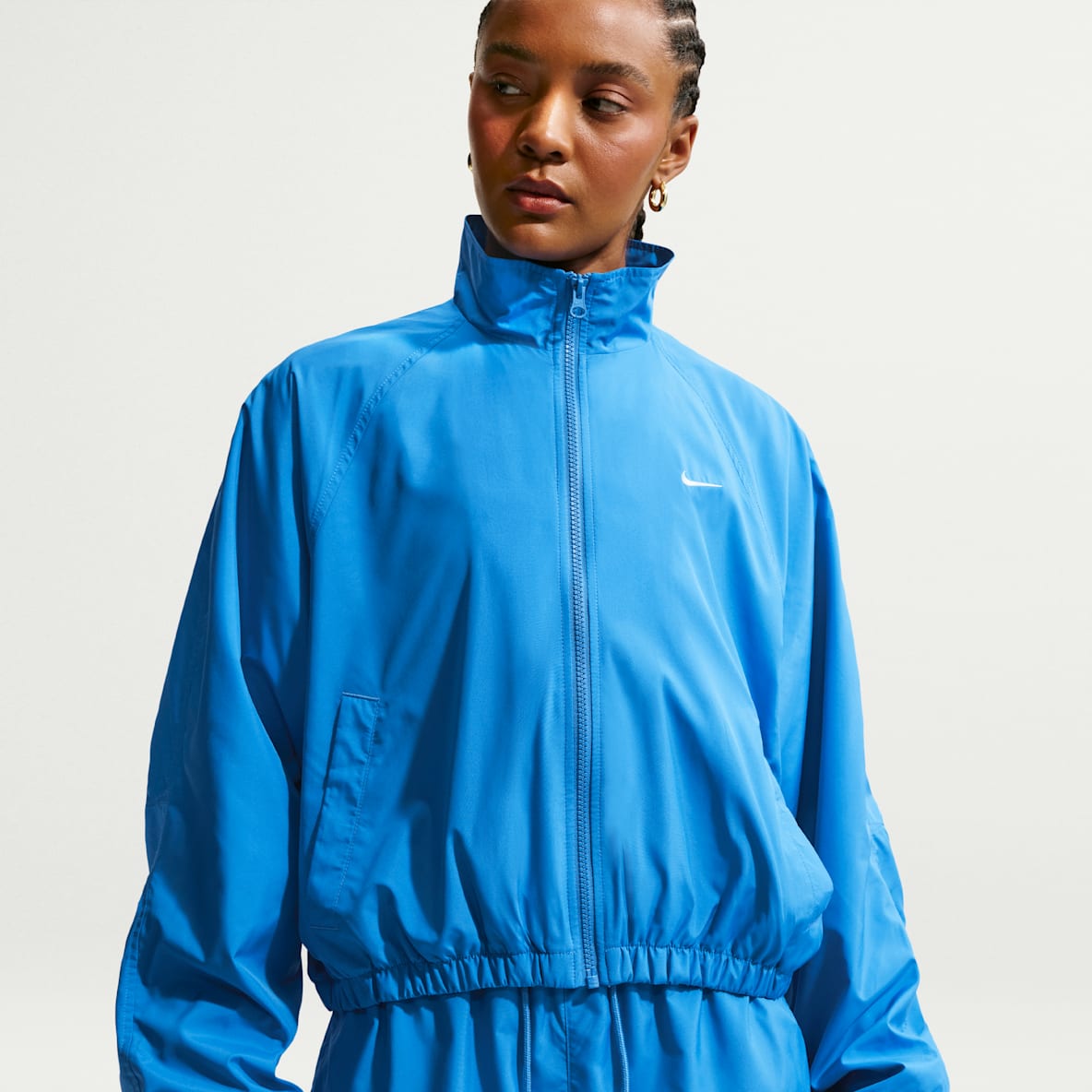 Nike Sportswear Chamarra deportiva oversized UV para mujer