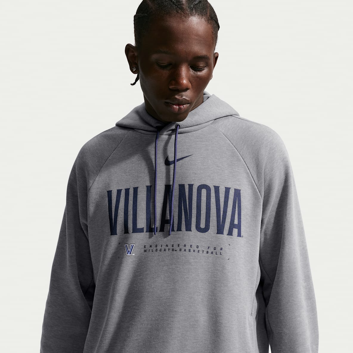 Villanova Wildcats Nike NCAA Men's Basketball Coaches' Pullover Hoodie