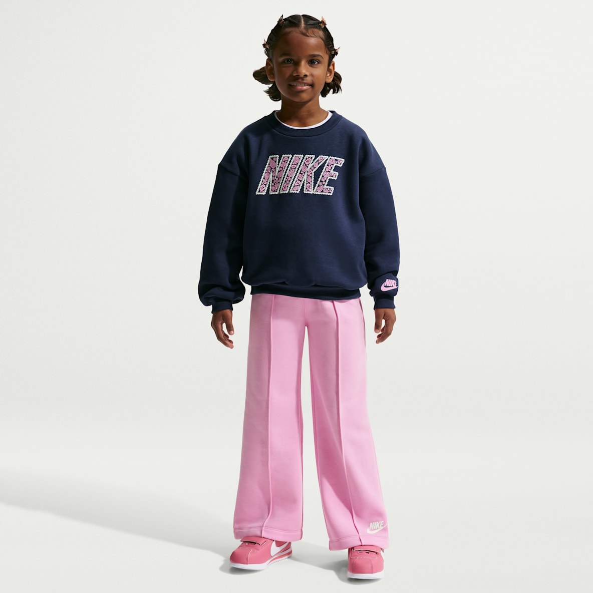 Nike Retro Remix Little Kids' 2-Piece Wide Leg Pants Set