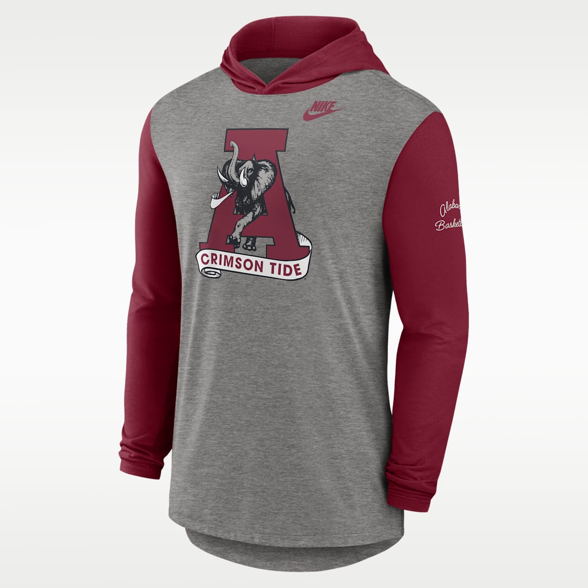 Alabama Campus Legacy Men's Nike Dri-FIT College Long-Sleeve Hooded T-Shirt