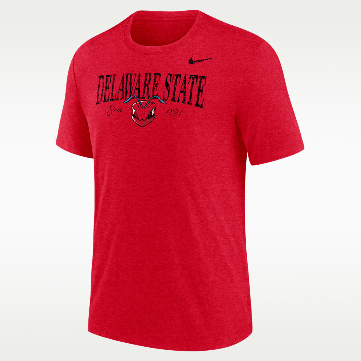 Nike College (Delaware State University) Men's Tri-Blend Short-Sleeve T-Shirt