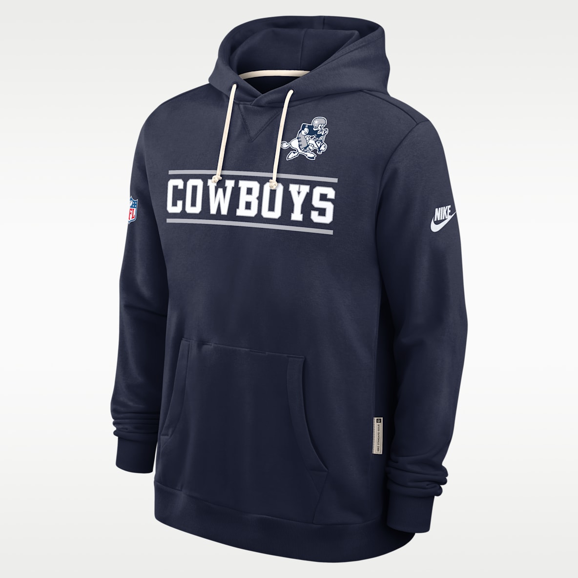 Dallas Cowboys Alt Standard Issue Men's Nike Dri-FIT NFL Pullover Hoodie