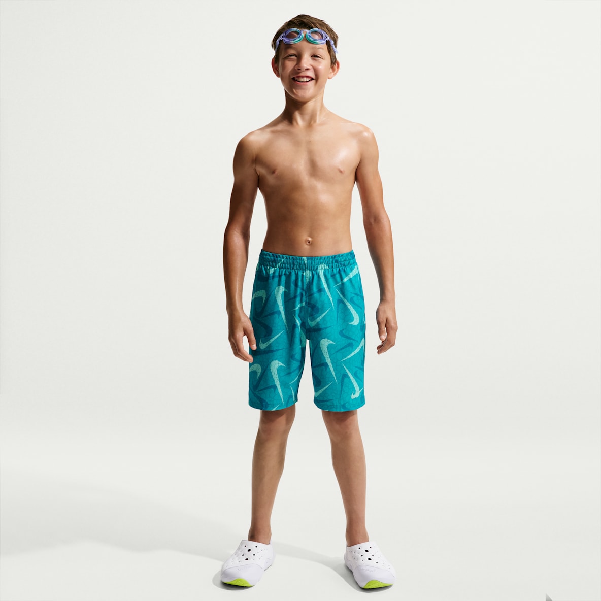 Nike Swim Breaker Big Kids' (Boys') 7" Brief-Lined Volley Short