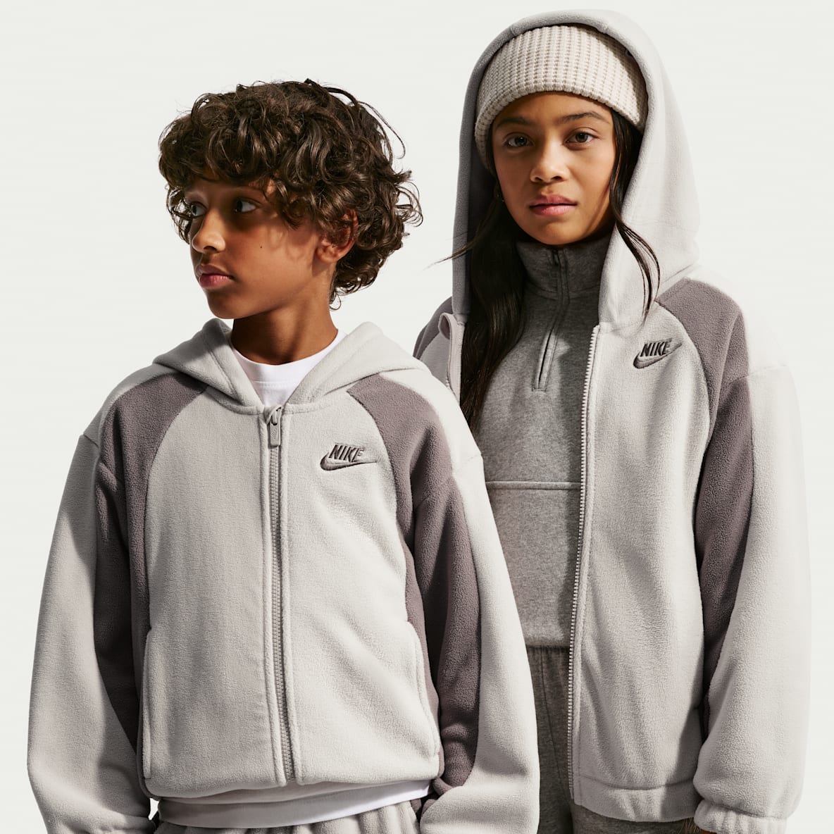 Nike Club Fleece Big Kids' Winterized Full-Zip Hoodie