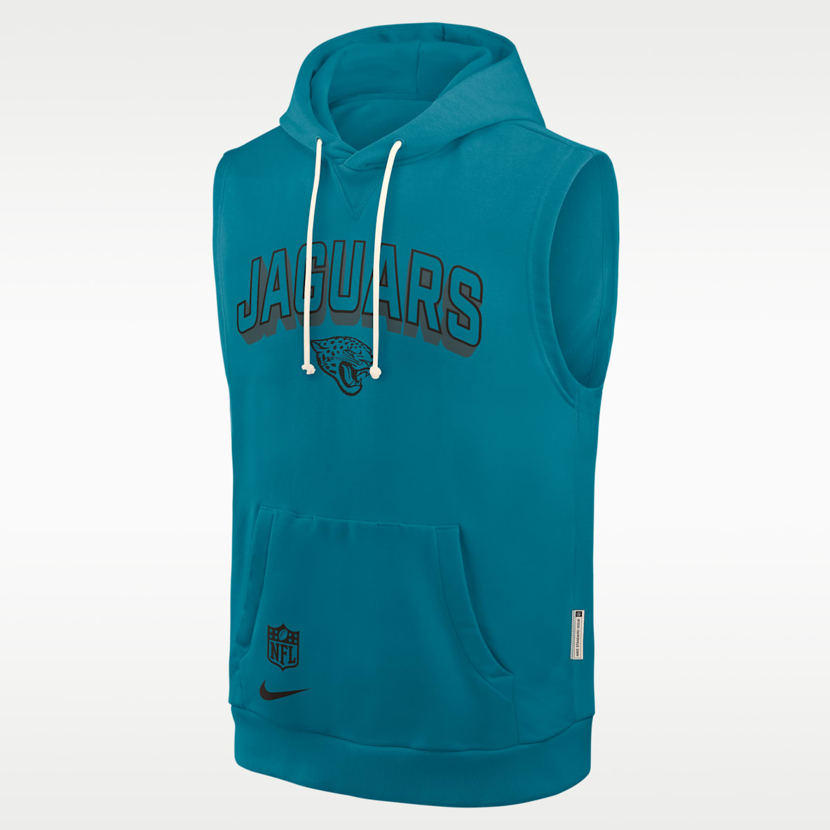 Jacksonville Jaguars Sideline Men's Nike Dri-FIT NFL Sleeveless Pullover Hoodie