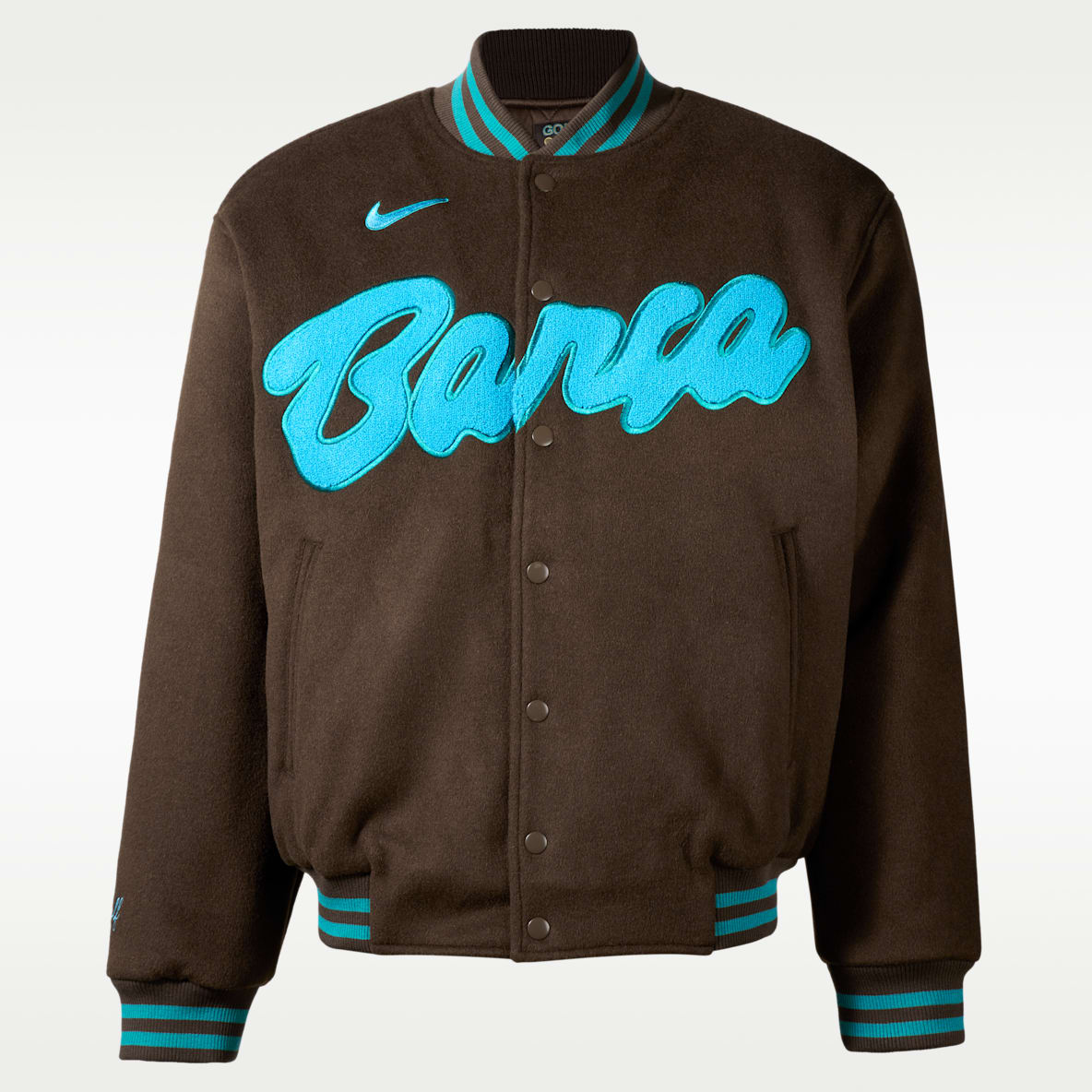 FC Barcelona x GOLF WANG Chamarra de futbol Nike para hombre 