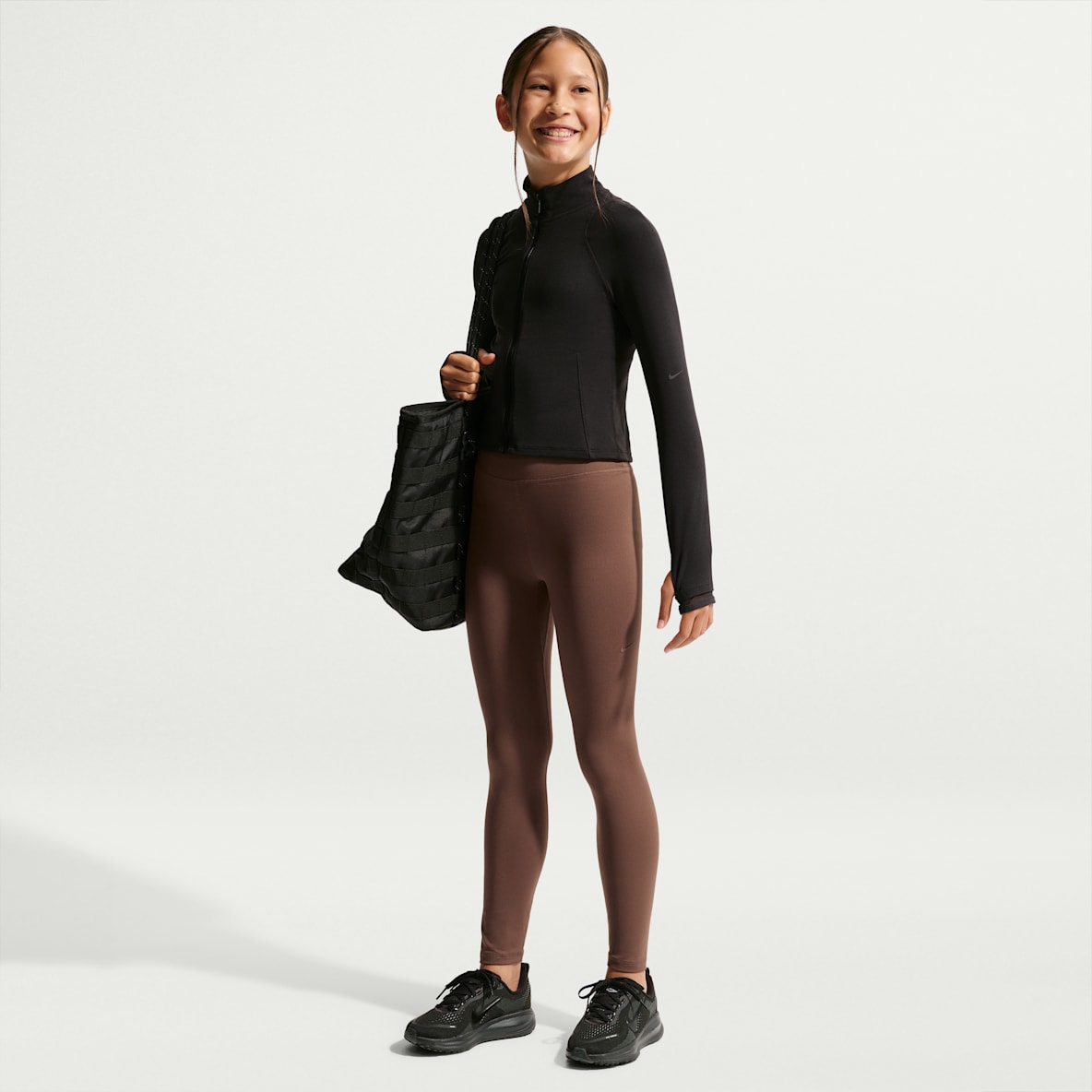 Nike Mavn Girls' High-Waisted Full-Length Leggings