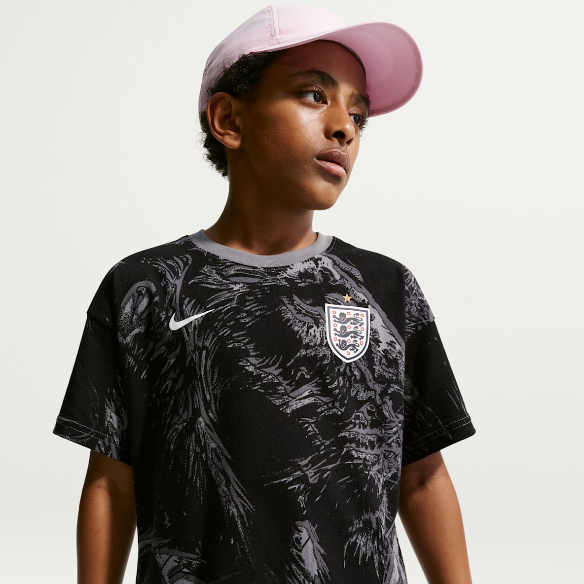 England Playera de fútbol Nike para niños talla grande
